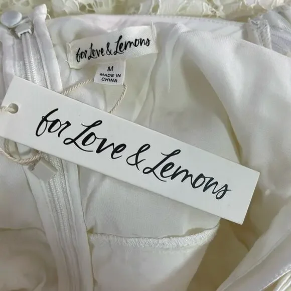 For Love And Lemons White Lace Maxi Dress - Picture 11 of 14